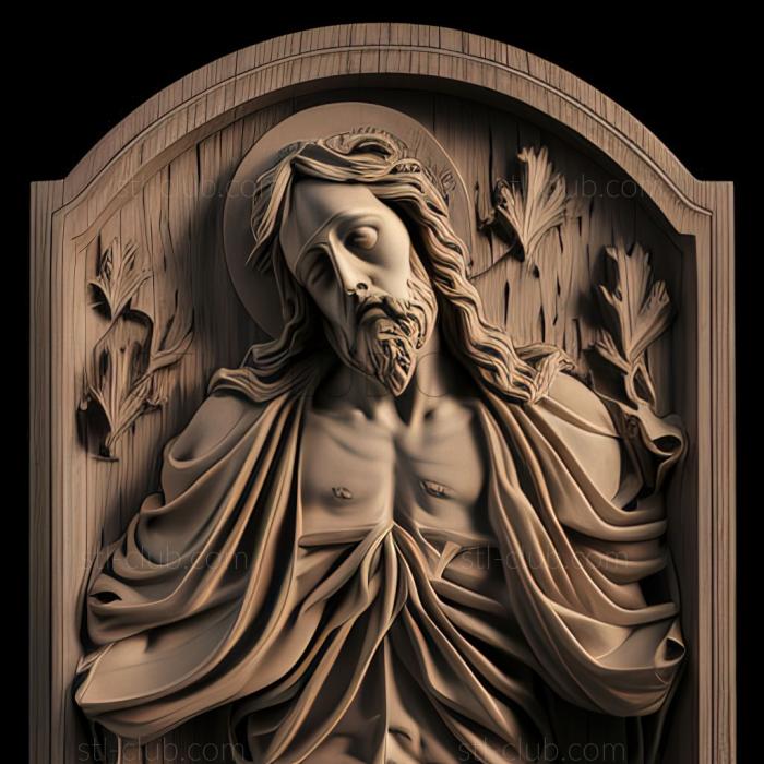 3D model st jesus (STL)